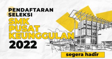 Informasi Seleksi SMK Pusat Keunggulan Tahun 2022