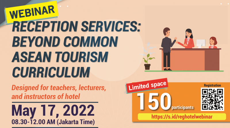 Webinar Reception Services: Beyond Common ASEAN Tourism Curriculum